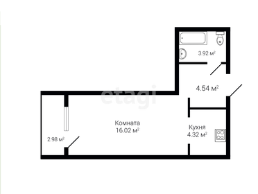 Квартира 30,3 м², студия - изображение 1