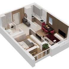 Квартира 39,4 м², 1-комнатная - изображение 3