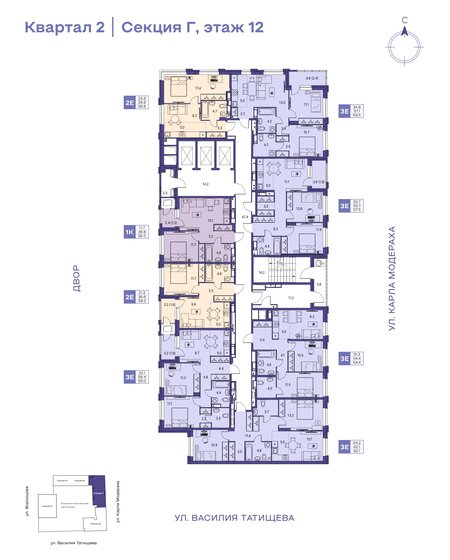 58 м², 3-комнатная квартира 10 904 000 ₽ - изображение 47