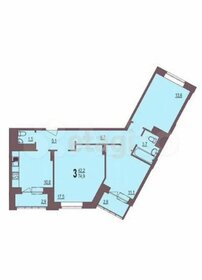 Квартира 74,9 м², 3-комнатная - изображение 1
