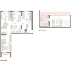 Квартира 134,7 м², 2-комнатная - изображение 3