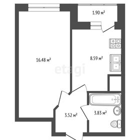 Квартира 31,6 м², 1-комнатная - изображение 5