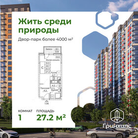 Квартира 27,2 м², студия - изображение 1