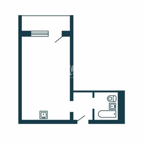 Квартира 29 м², 1-комнатная - изображение 1