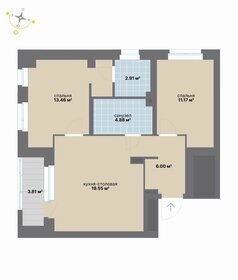 Квартира 61,8 м², 2-комнатная - изображение 2