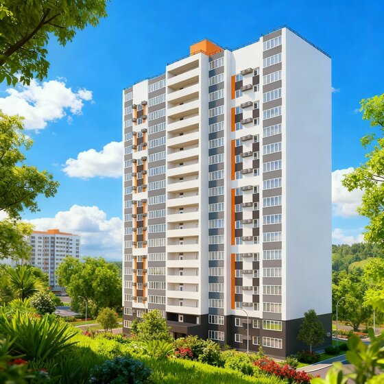 36 м², 1-комнатная квартира 3 013 800 ₽ - изображение 54