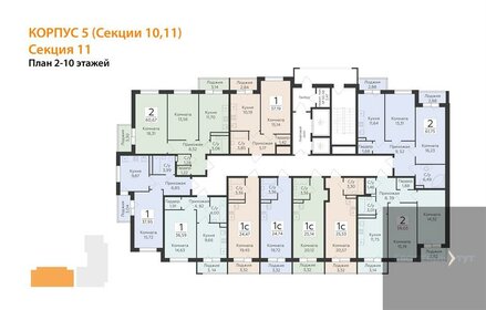 Квартира 37,2 м², 1-комнатная - изображение 2