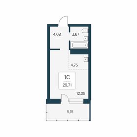 Квартира 29,7 м², студия - изображение 1