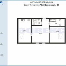 Квартира 73,2 м², 2-комнатные - изображение 3