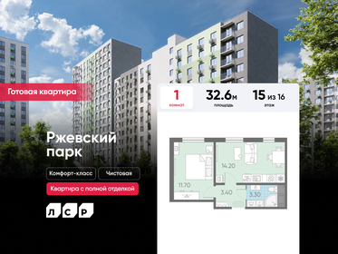 Квартира 32,6 м², 1-комнатная - изображение 1