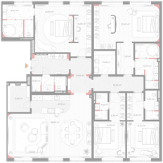 Квартира 281,6 м², 4-комнатная - изображение 2