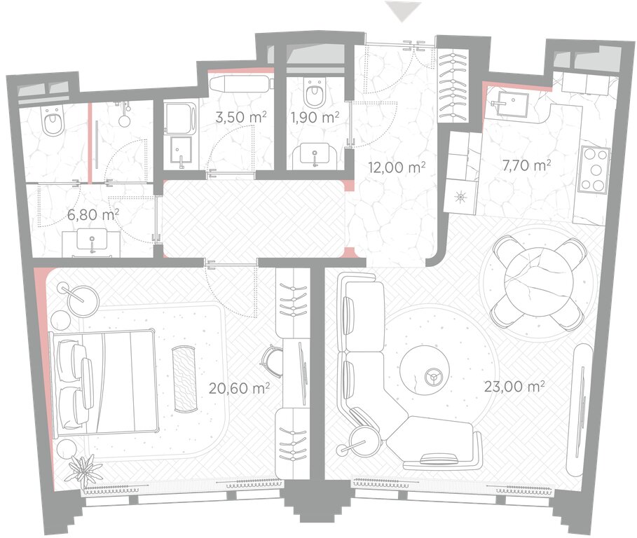 Варианты планировок ЖК «Николь» - планировка 9