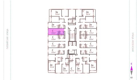 Квартира 21,9 м², студия - изображение 3