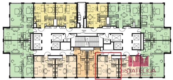 Квартира 34 м², 1-комнатная - изображение 2