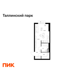 Квартира 28,9 м², студия - изображение 1