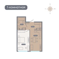 Квартира 43,5 м², 1-комнатная - изображение 2