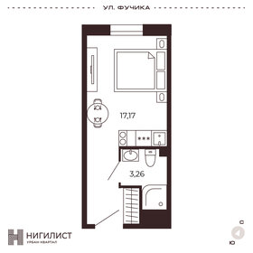 Квартира 20,4 м², 1-комнатные - изображение 1