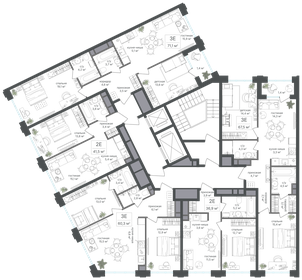 Квартира 41,5 м², 2-комнатная - изображение 2
