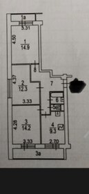 Квартира 63,4 м², 3-комнатная - изображение 1
