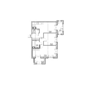 Квартира 56,9 м², 2-комнатная - изображение 2