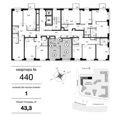 Квартира 43 м², 1-комнатная - изображение 5