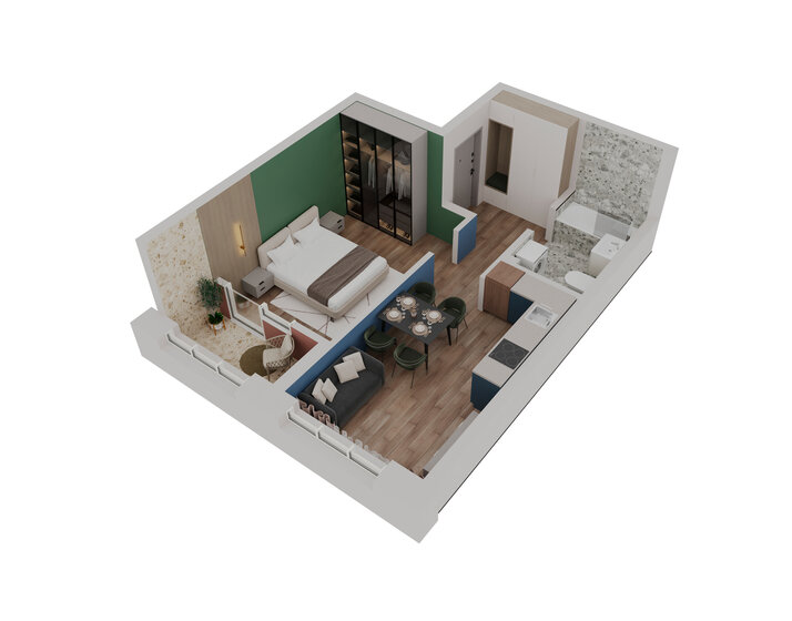 29 м², квартира-студия 6 535 138 ₽ - изображение 30