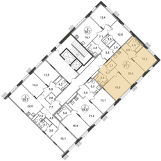 Квартира 71,1 м², 2-комнатная - изображение 2