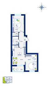 Квартира 59,6 м², 2-комнатная - изображение 1