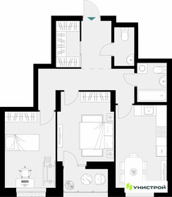Квартира 66,8 м², 2-комнатная - изображение 1