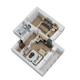 Квартира 50 м², 2-комнатная - изображение 3