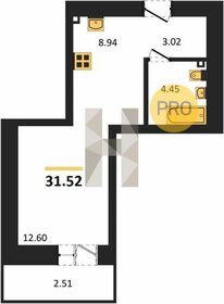 Квартира 31,5 м², студия - изображение 1