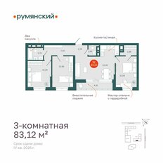 Квартира 83,1 м², 3-комнатная - изображение 2