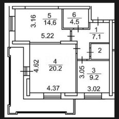 Квартира 71 м², 3-комнатная - изображение 3