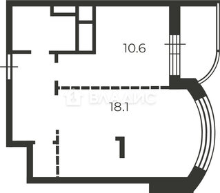 Квартира 39,8 м², 1-комнатная - изображение 1