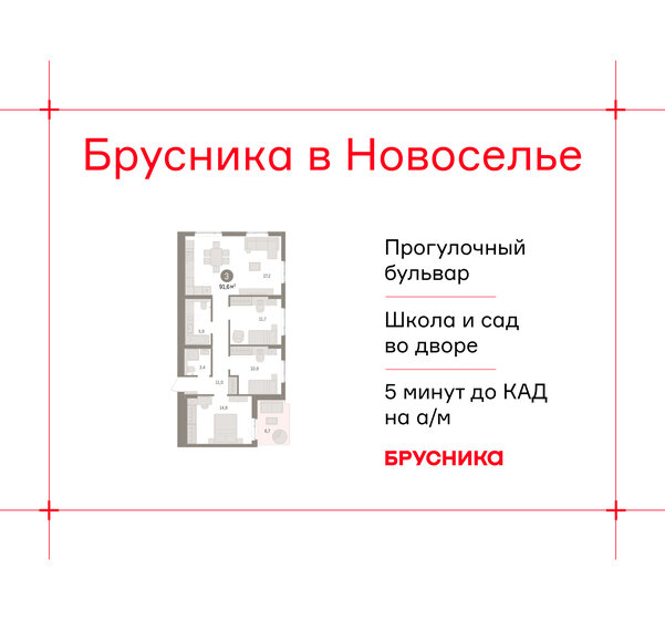 46 м², 2-комнатная квартира 33 500 000 ₽ - изображение 53