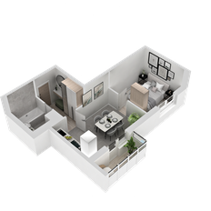 Квартира 31,5 м², 1-комнатная - изображение 3