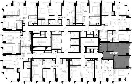 Квартира 45,6 м², 1-комнатная - изображение 3