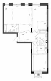 Квартира 98 м², 3-комнатная - изображение 1