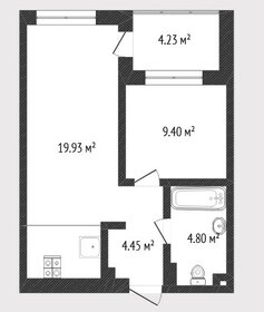 Квартира 39,1 м², 1-комнатная - изображение 1