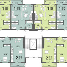 Квартира 36,9 м², 1-комнатная - изображение 2