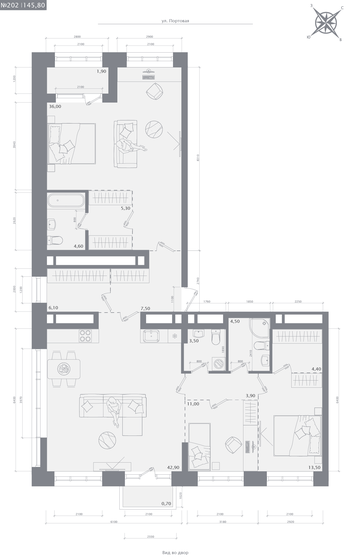 152,1 м², 4-комнатная квартира 48 274 024 ₽ - изображение 14