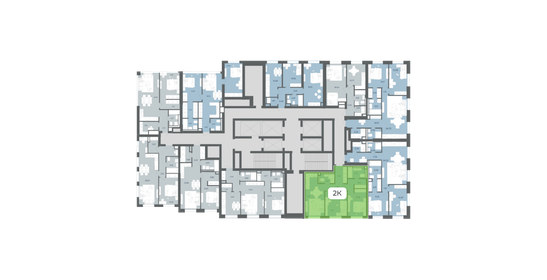 Квартира 60,9 м², 2-комнатная - изображение 2