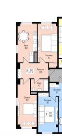 Квартира 67,1 м², 2-комнатная - изображение 1
