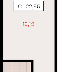 Квартира 22,6 м², студия - изображение 2