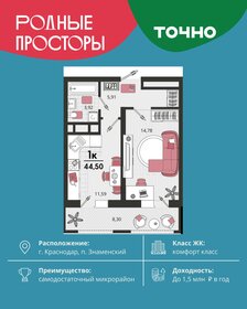 Квартира 40,4 м², 1-комнатная - изображение 1