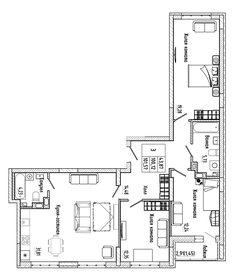 Квартира 101,6 м², 3-комнатная - изображение 1