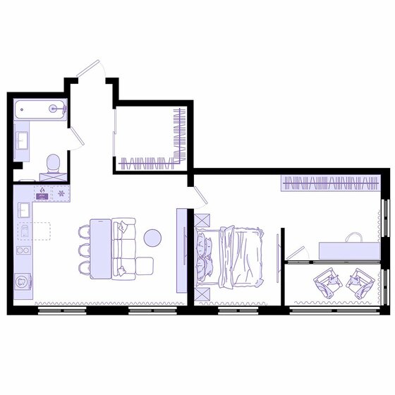 77,7 м², 3-комнатная квартира 13 597 500 ₽ - изображение 24
