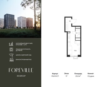 Квартира 21,3 м², студия - изображение 1