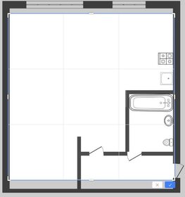 Квартира 25 м², студия - изображение 1
