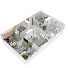 Квартира 58,4 м², 2-комнатная - изображение 5